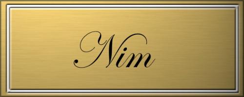 GoldNamePlate Nim